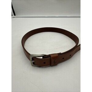 Polo Ralph Lauren Dress Belt Brown Genuine Leather Size 28/70 EUC 1”wide